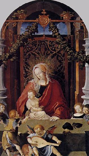 Lucas van Leyden Virgin and Child with Angels